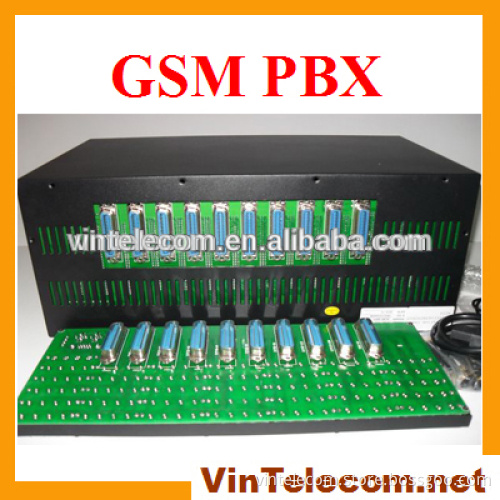 GSM Wireless PABX work on GSM and PSTN Basic 16 CO lines 128 extensions